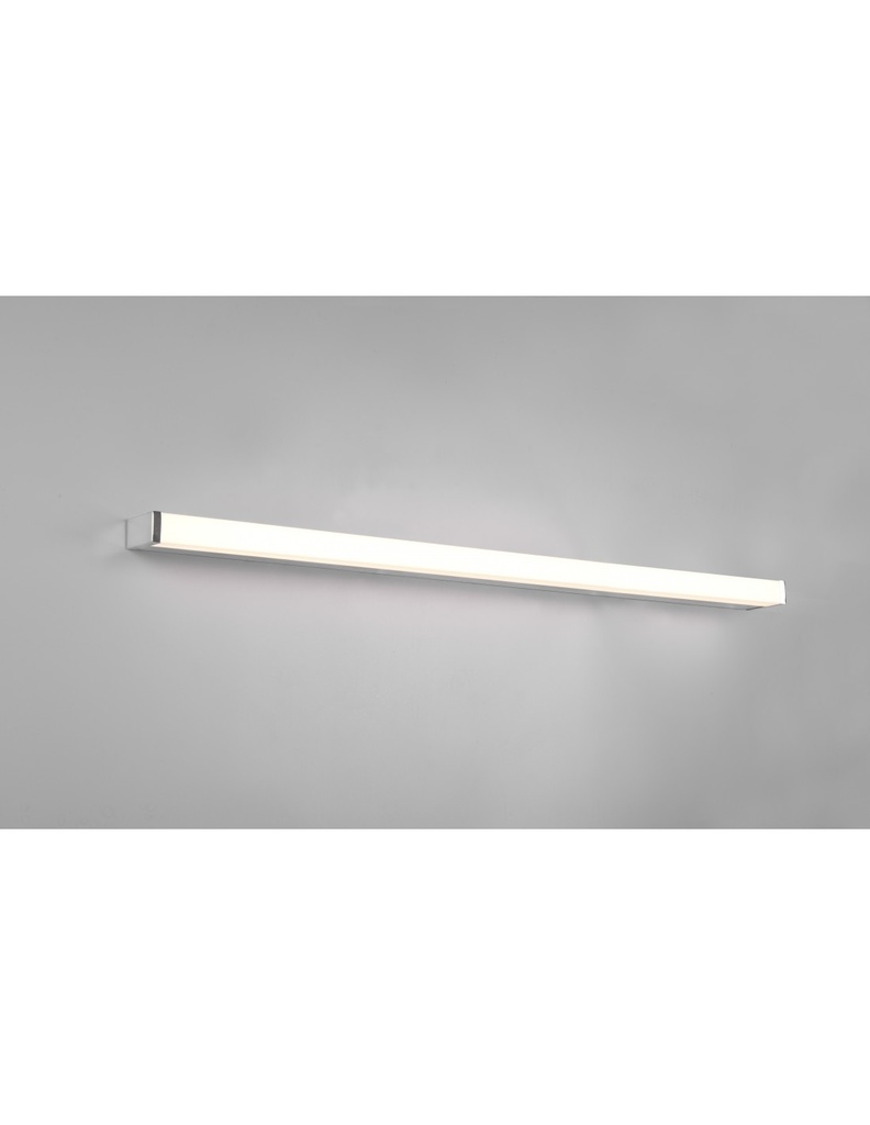 Applique Da Bagno Rettangolare Led 20w Fabio Cromo IP44 Trio Lighting - Samnite