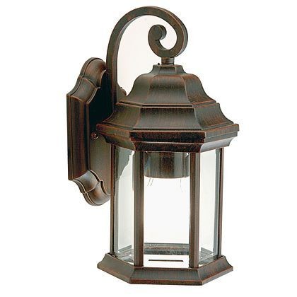 Applique In Basso E27  linea rude  ruggine - Samnite