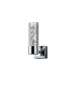 Applique Led Bolsa Cromo Paralume Cilindro Effetto Bolle IP44 Trio Lighting - Samnite