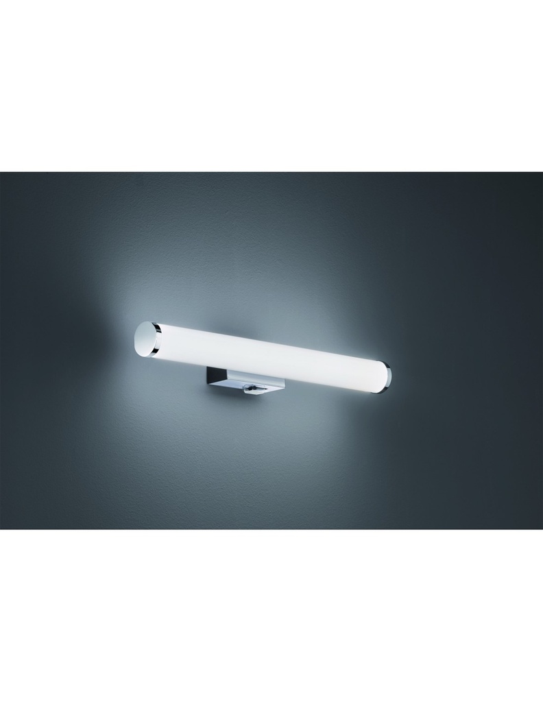 Applique Led Cilindro da Specchio Mattimo Cromo IP44 Trio Lighting - Samnite