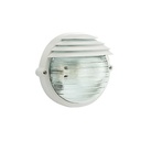 Applique Picc. E27  linea palpebra tonda  bianco - Samnite