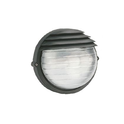 Applique Picc. E27  linea palpebra tonda  nero - Samnite