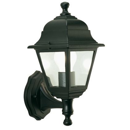 Applique Piccola In Alto E27  linea nano  nero - Samnite