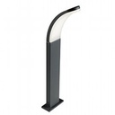 Applique in alluminio pressofuso con diffusore in resina opalina - 15W, 2300 lumen, 1050 lumen, 4000°K grafite - Samnite