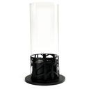 Caminetti al bioetanolo da appoggio  nero cm 20,3 x 20.3 x h 50 - Samnite