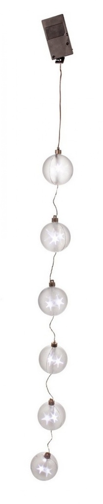 Catena 6Sfere C-18Luci Bianco - Samnite
