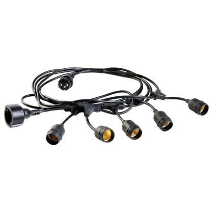 Cavo Mt5 C-Ptl E27  linea enjoy  nero - Samnite