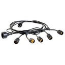 Cavo Mt5 C-Ptl E27  linea enjoy  nero - Samnite
