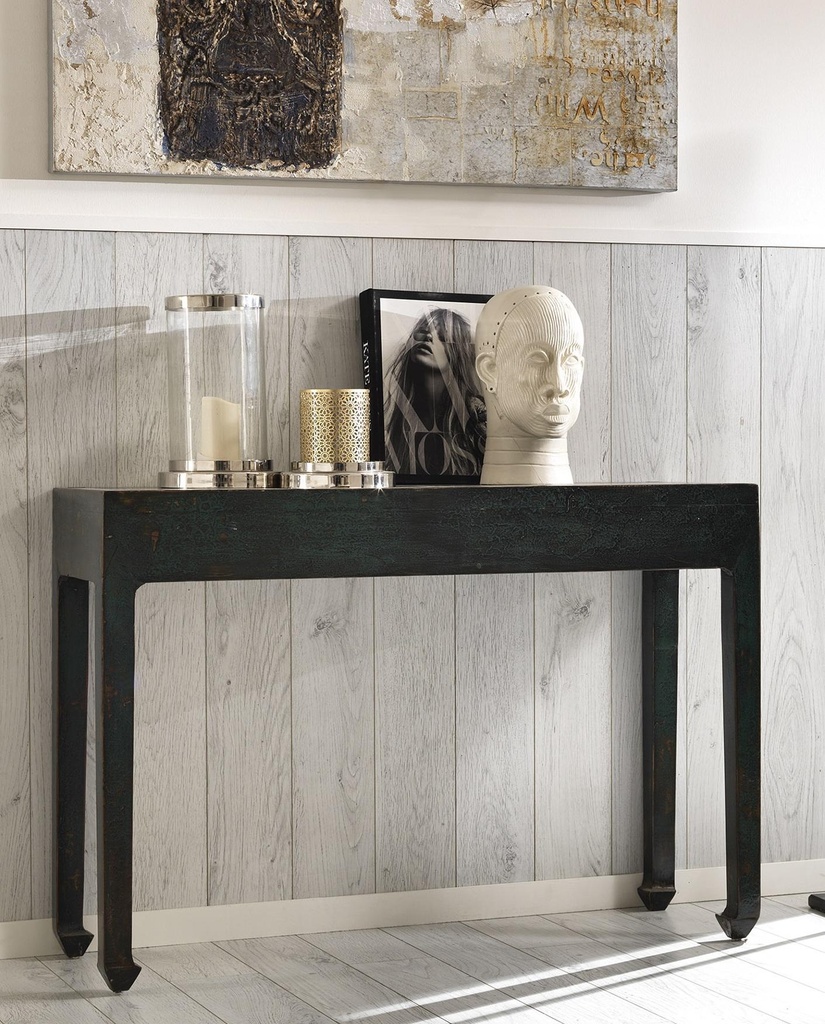 Consolle 120x84h cm in legno con top nero - Samnite