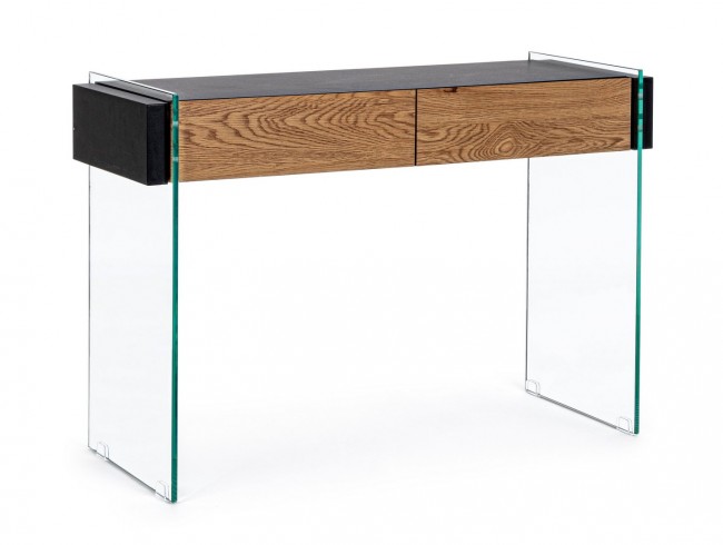 Consolle 2C Line Wood Nero110X40   - Samnite
