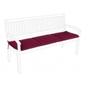 Cuscino in tessuto bordeaux Poly panca 3 posti - Samnite
