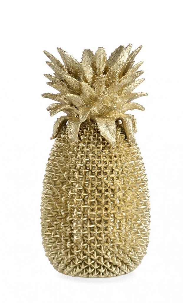Decorazione Ananas Surabaya Oro H49,5 - Samnite