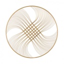 Decorazione Parete Zaira Oro D90   - Samnite