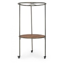 Espositore industriale con tetto e ruote D103X199h cm - Samnite