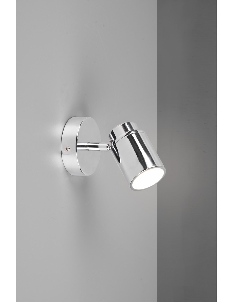 Faretto Spot Orientabile Metallo Cromo Angelo Trio Lighting - Samnite