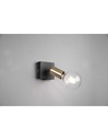 Faretto Spot Vannes Nero-Ottone 1xE27 Trio Lighting - Samnite