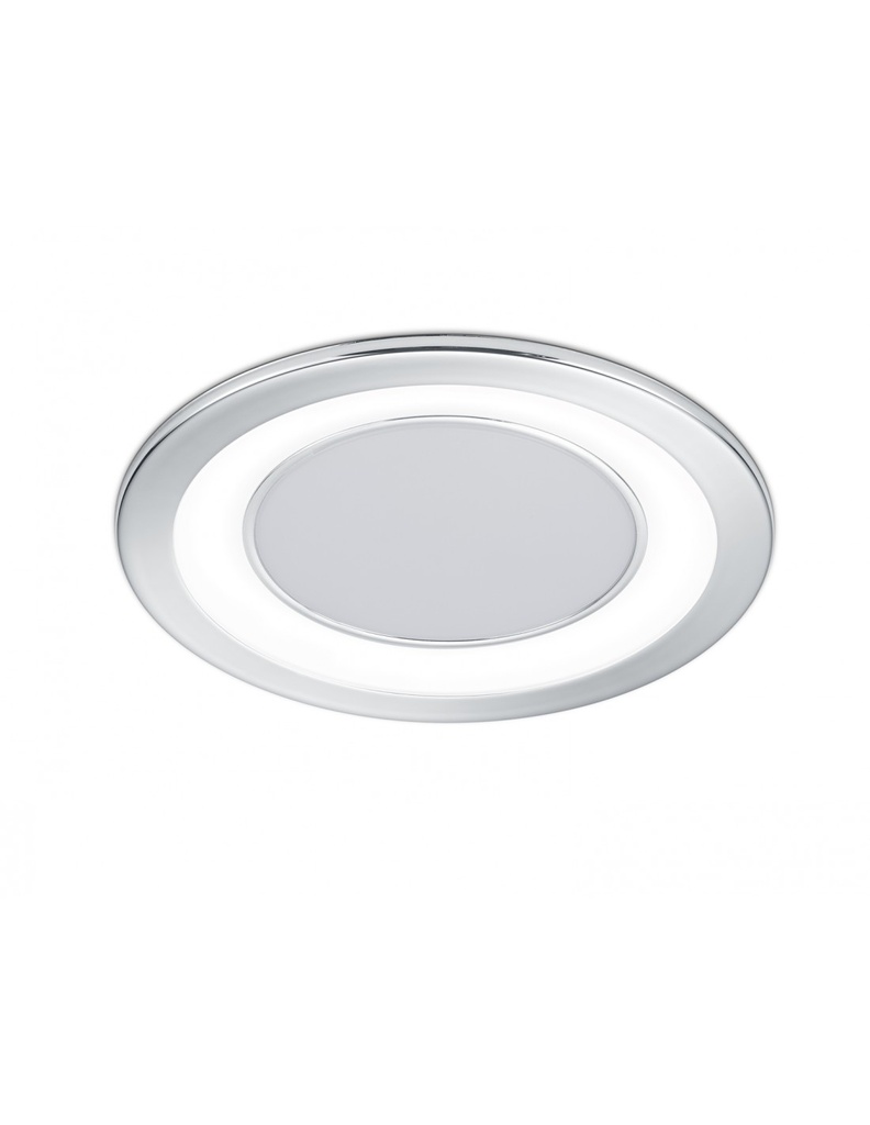 Faretto da Incasso Core Doppio Led 10w 3000k Ø14 cm Cromo Trio Lighting - Samnite