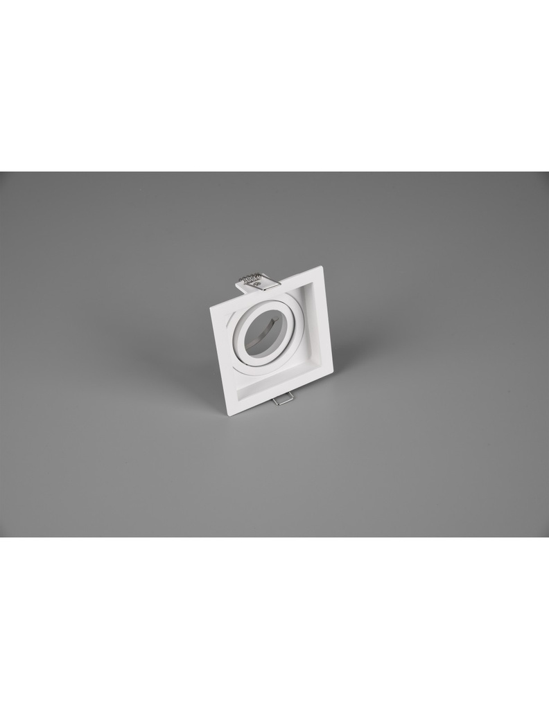 Faretto da Incasso Quadrato Kenai 1xGU10 Bianco 9x9 cm Trio Lighting - Samnite