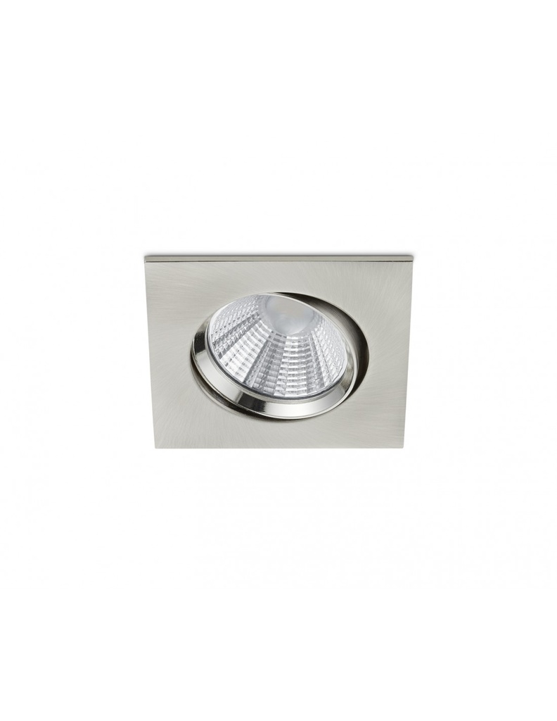Faretto da Incasso Quadrato Pamir Led 5,5w 3000k Nichel Trio Lighting - Samnite