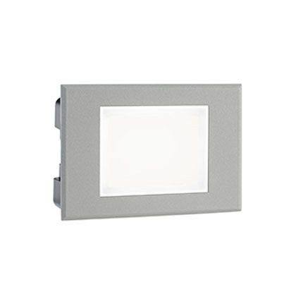 Incasso Aperto 3W Led 3000K  linea spina  alluminio - Samnite