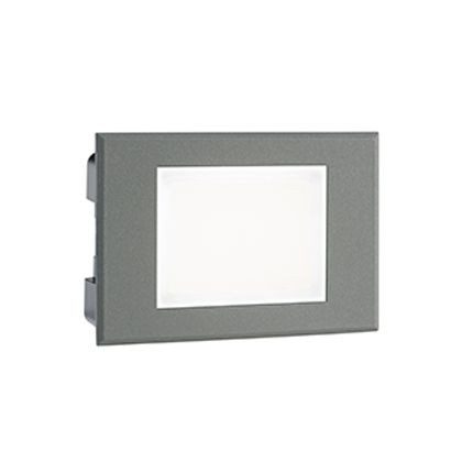 Incasso Aperto 3W Led 3000K  linea spina  grafite - Samnite