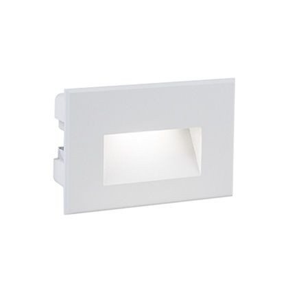 Incasso Liscio 3W Led 3000K  linea spina  bianco - Samnite