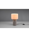 Lampada Da Tavolo Moderna Ceramica E Tessuto Beige Mala Trio Lighting - Samnite