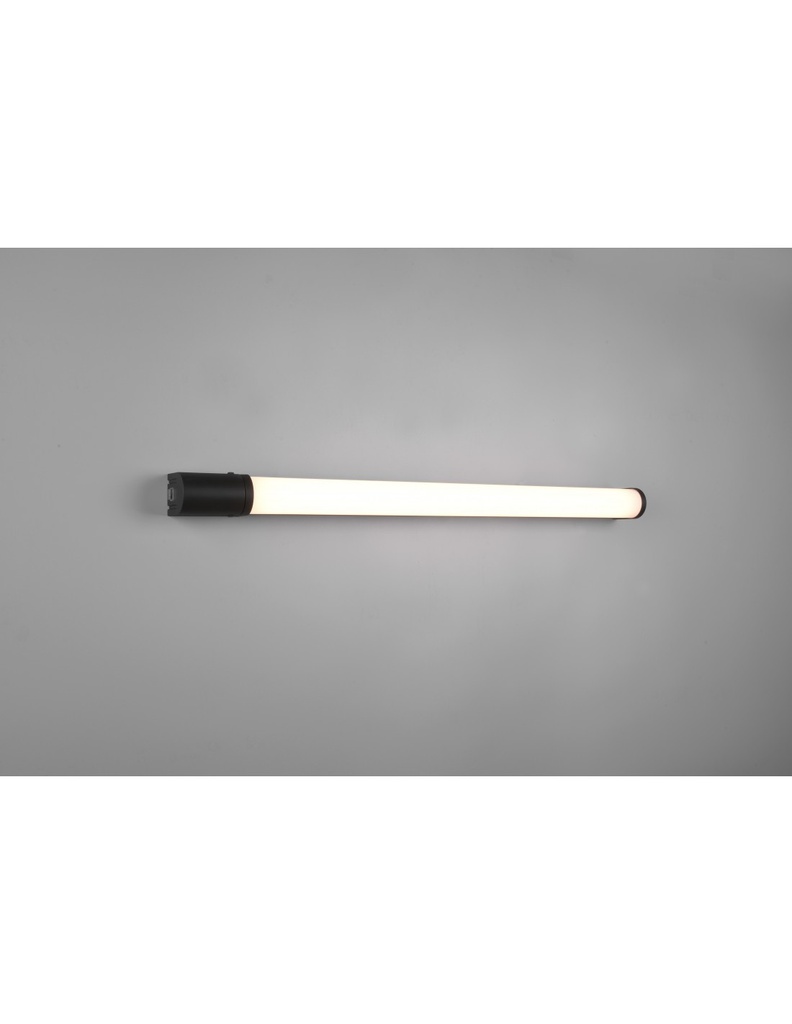 Lampada Specchio Bagno Piera Led 16w IP44 Bordo Nero Trio Lighting - Samnite