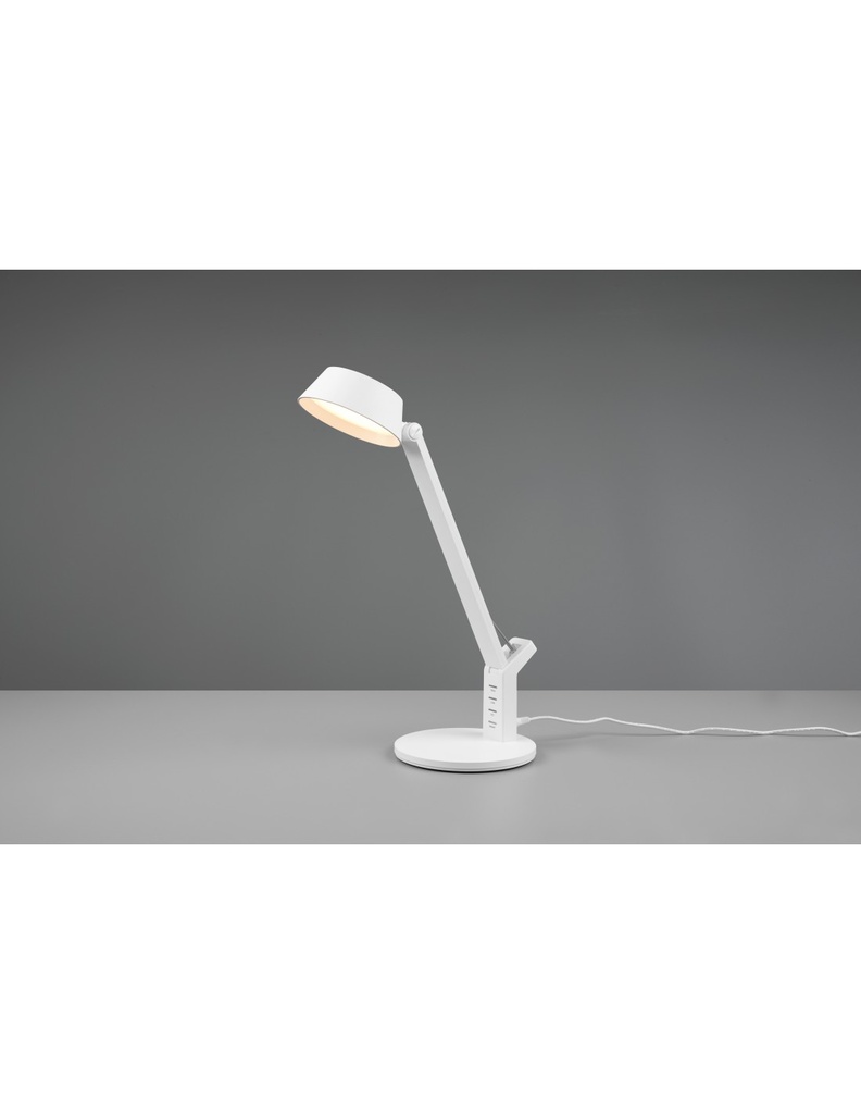 Lampada da Scrivania Ava Led Touch Dimmer Bianco Trio Lighting - Samnite