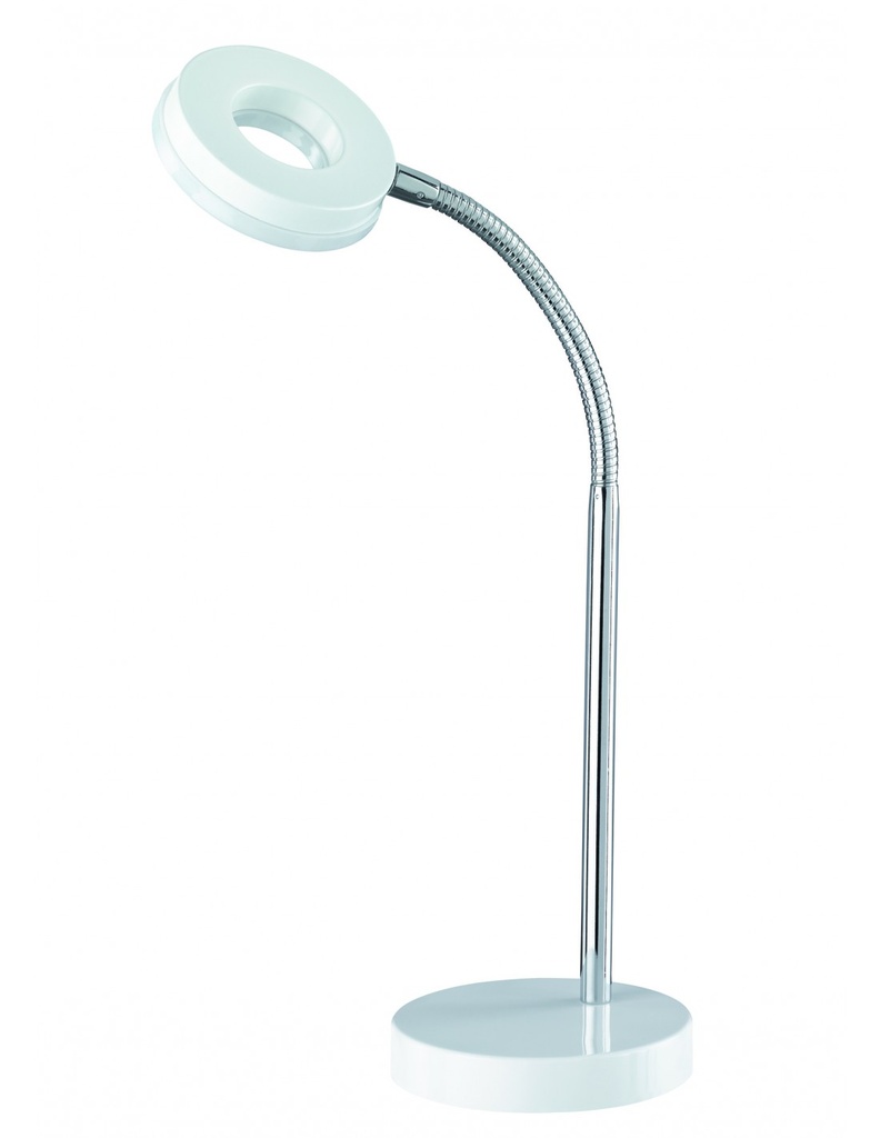 Lampada da Scrivania Led 4w Flessibile Rennes Bianco Trio Lighting - Samnite