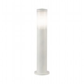 Lampada da esterno in alluminio pressofuso con diffusore opalino - Alta trasmittanza luminosa - 180mm x 60mm bianco - Samnite