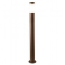 Lampada da esterno in alluminio pressofuso con diffusore opalino ad alta luminosità corten - Samnite