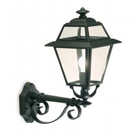 Lampada da esterno in alluminio pressofuso con diffusori in vetro trasparente grafite - Samnite
