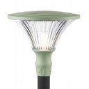 Lampada da esterno in alluminio pressofuso con luce diretta e diffusore trasparente - 50W salvia - Samnite