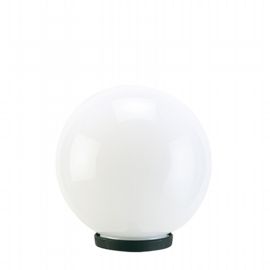 Lampada da esterno in termoplastico con sfera opale Ø 20cm nero - Samnite