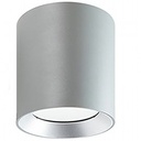 Lampada da soffitto in alluminio pressofuso, diffusore in vetro trasparente, 40W, 4240 lumen, luce calda alluminio - Samnite