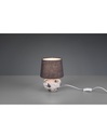 Lumetto Moderno Ceramica Bianca E Grigia Bay Ø18 cm Trio Lighting - Samnite