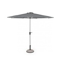 Ombrellone Vienna in alluminio Grigio scuro - Samnite