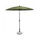 Ombrellone da giardino Atlanta cm 270x h240 con snodo Antracite-Olive - Samnite