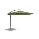 Ombrellone da giardino con braccio a 360°Texas cm 300x h260 Antracite-Olive - Samnite