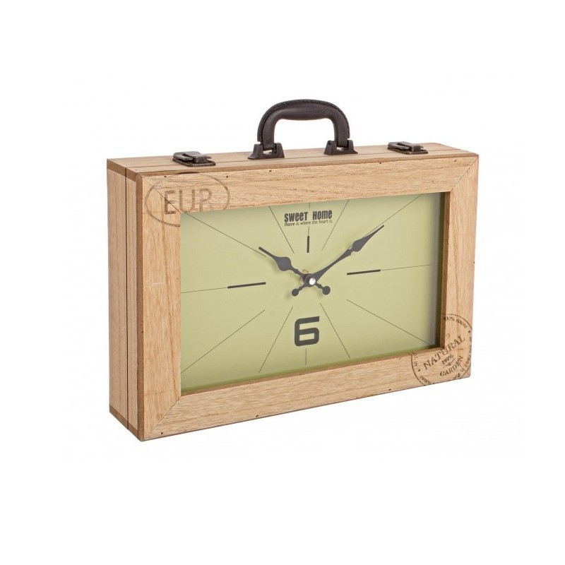 Orologio da tavolo in legno cm 36 x 25 - Samnite