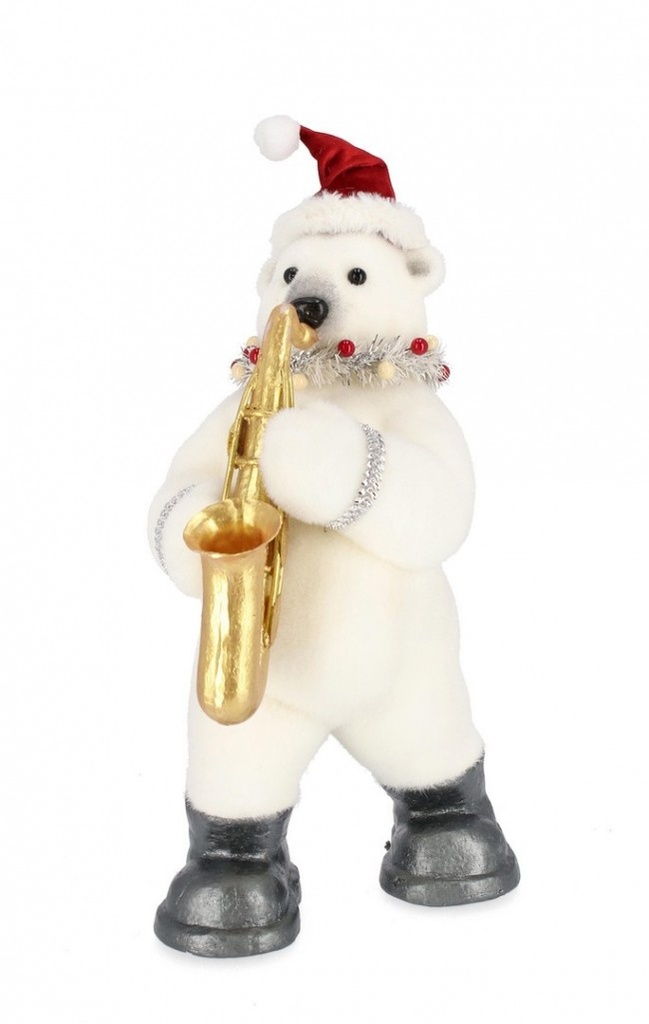 Orso Stevie Stand Bianco C-Sassofono H51 - Samnite