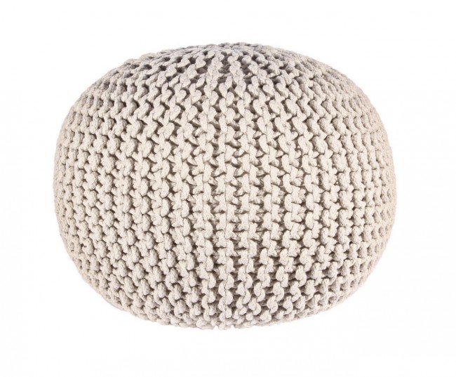 POUF INTRECCIO SABBIA - Samnite
