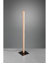 Piantana Bacchetta Legno Vintage Led Touch Bellari Trio Lighting - Samnite