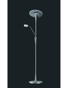 Piantana Led Con Luce Spot da Lettura Dimmerabile Quebec Nichel Trio Lighting - Samnite