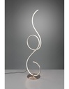 Piantana Moderna Led Dimmer Per Soggiorno Jive Nichel Trio Lighting - Samnite