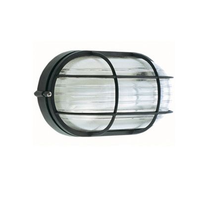 Plaf. Picc.Gabbia  linea industriale ovale  nero - Samnite
