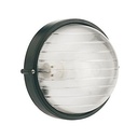 Plaf.Grande E27  linea industriale tonda  nero - Samnite