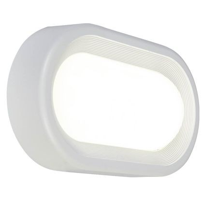 Plaf.Ovale 18W Led 4000K  linea orion  bianco - Samnite