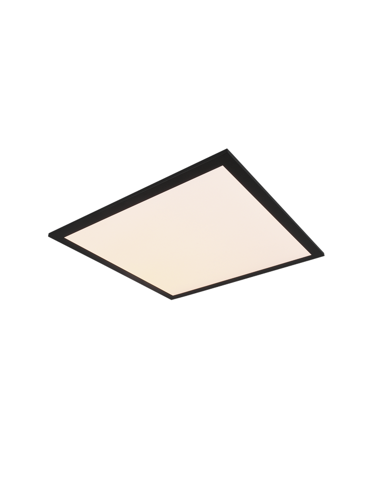 Plafoniera Applique Quadrata Moderna Led Dimmer 18w Alpha Titanio Trio Lighting - Samnite